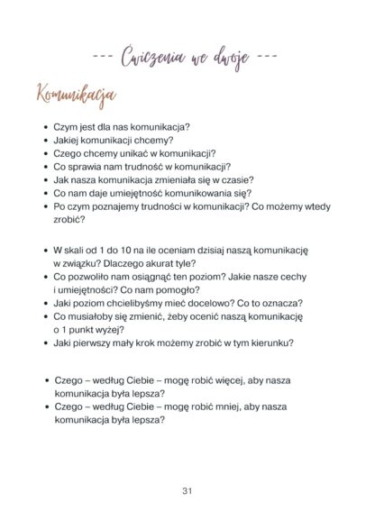 pytania dla par komunikacja